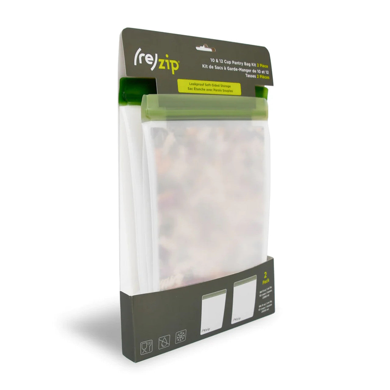 Tall 2-Piece 10 & 12 Cup Tall Pantry Bag Kit by (re)Zip