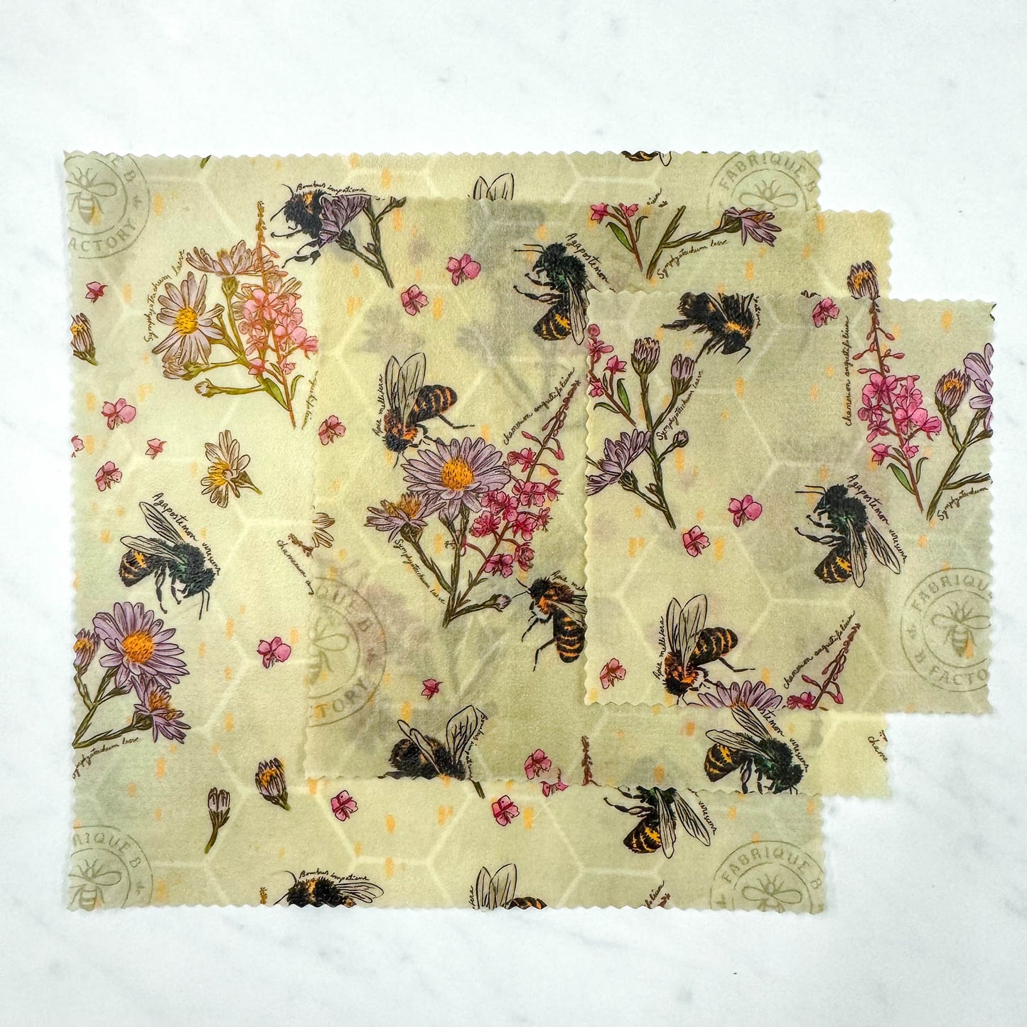 B Factory Beeswax Food Wraps - Raquel Maciel collection