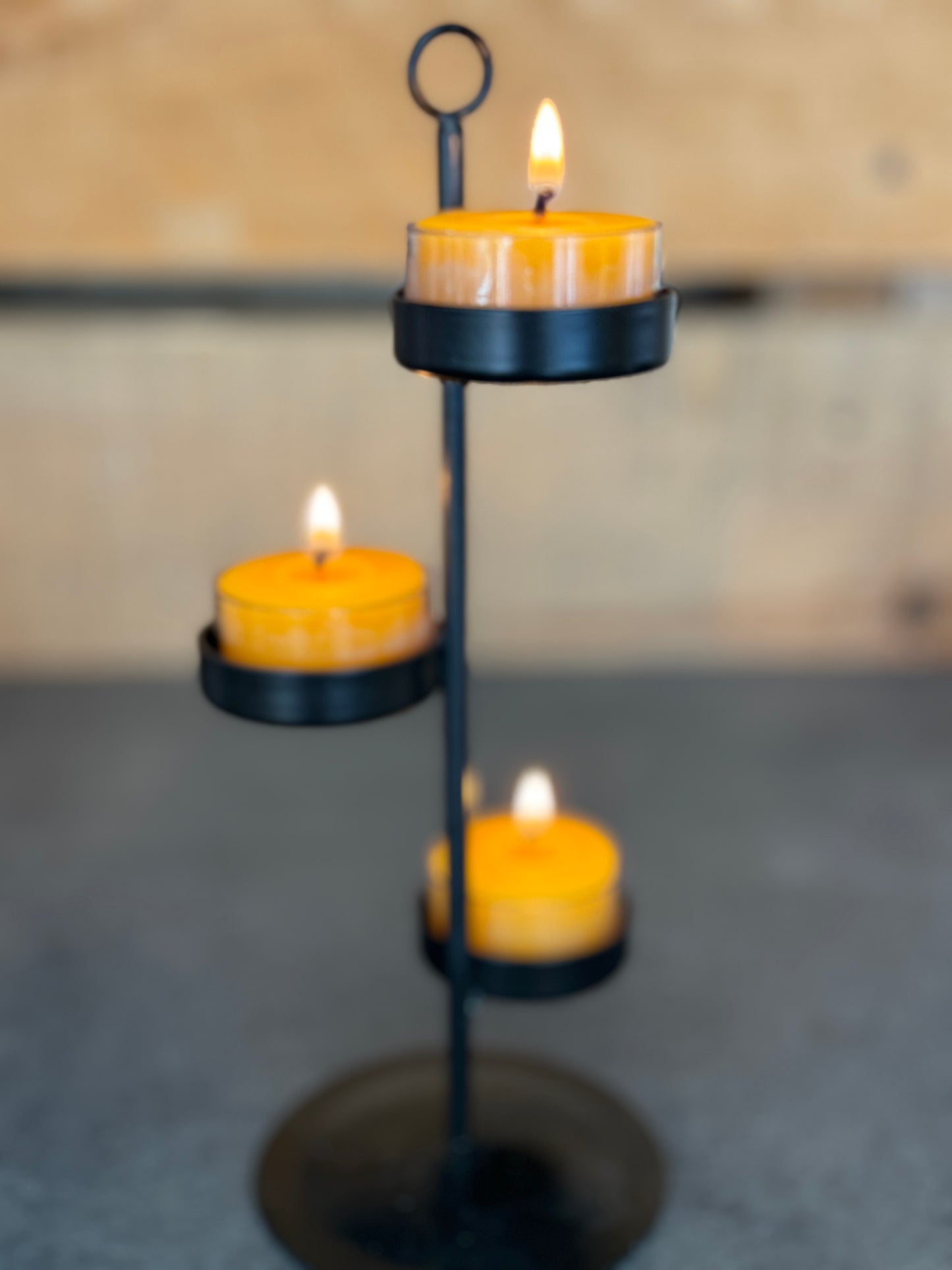 Bougies chauffe-plat individuelles en cire d'abeille pure - avec coupelles par B Factory