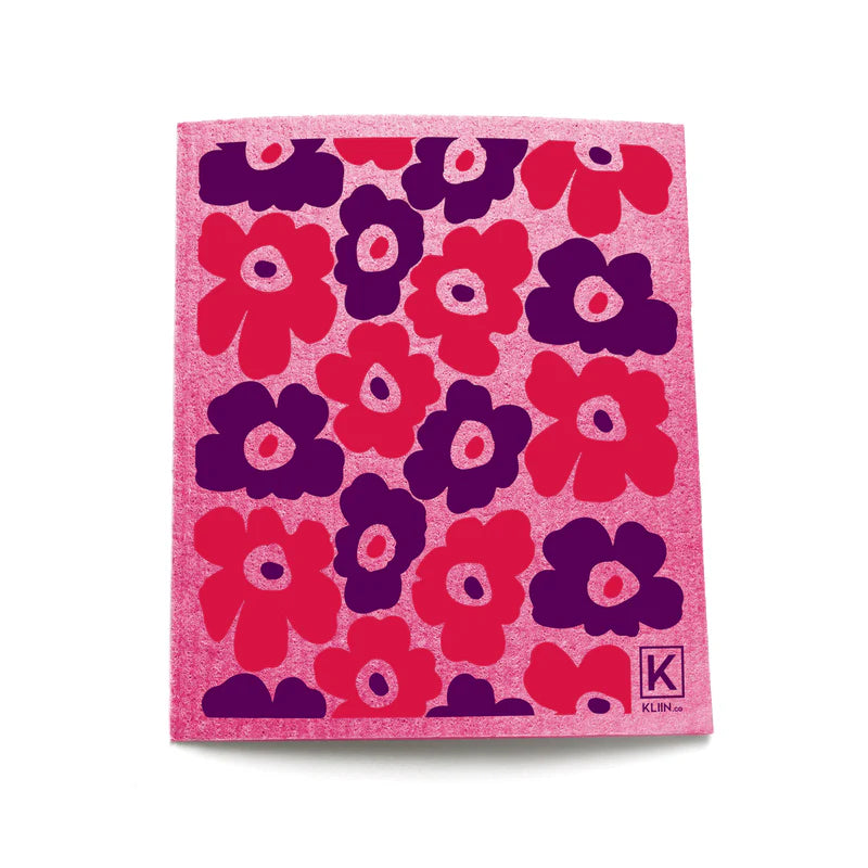 Petit chiffon éponge réutilisable par KLIIN - Collection PRINTEMPS
