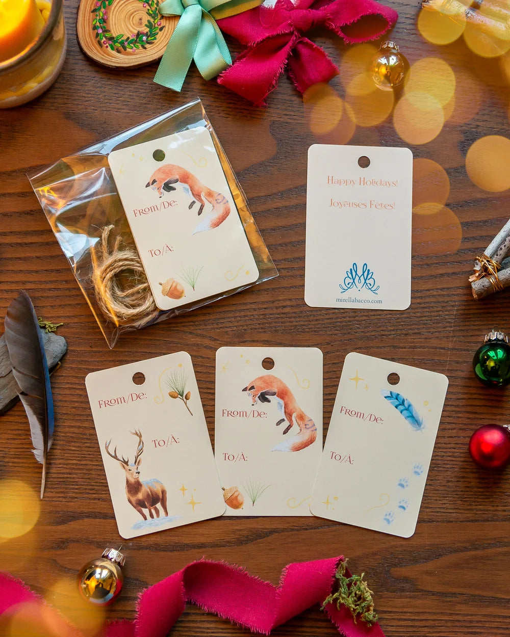 Winter Magic Gift Tags (pack of 3) by Mirella Bacco