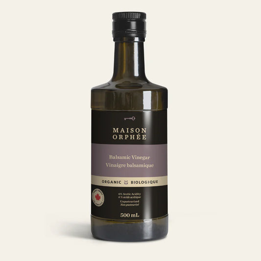 Bottle of Maison Orphée organic balsamic vinegar
