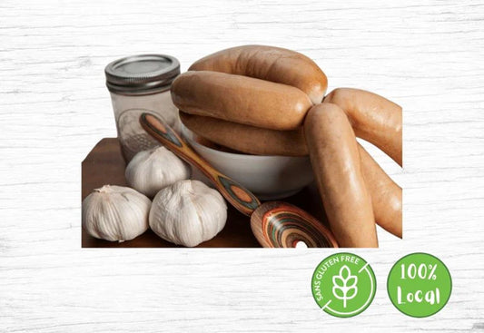 Honey and garlic sausage by les Fermes Valens