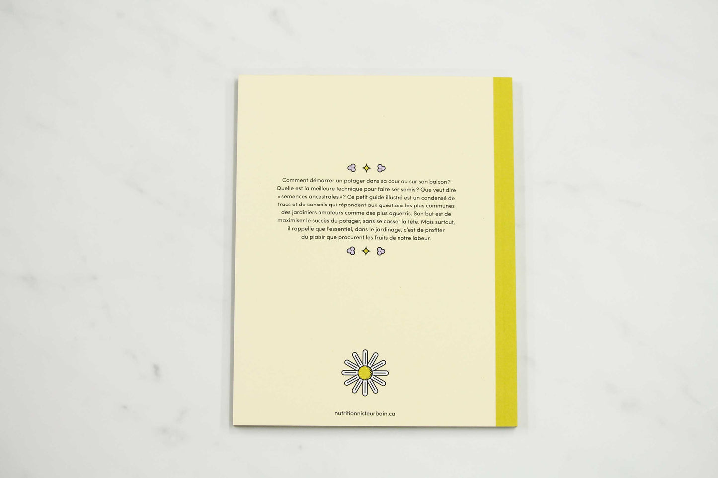 Le petit guide illustré du potager back of book cover