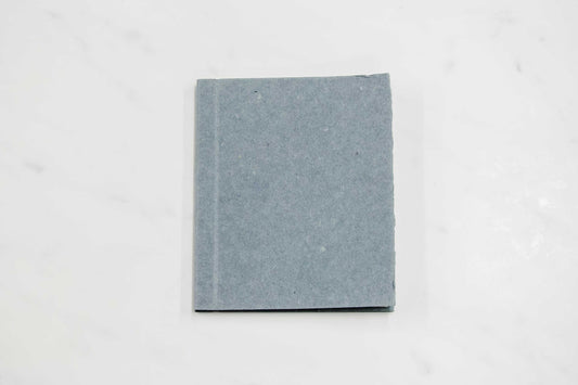 Mini 5 1/4-inch by 4 1/4-inch handmade Papeterie St. Armand cotton paper notepad with blue cover