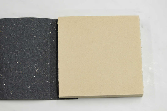 6-inch by 6-inch handmade Papeterie St. Armand cotton paper bloc notepad with beige pages