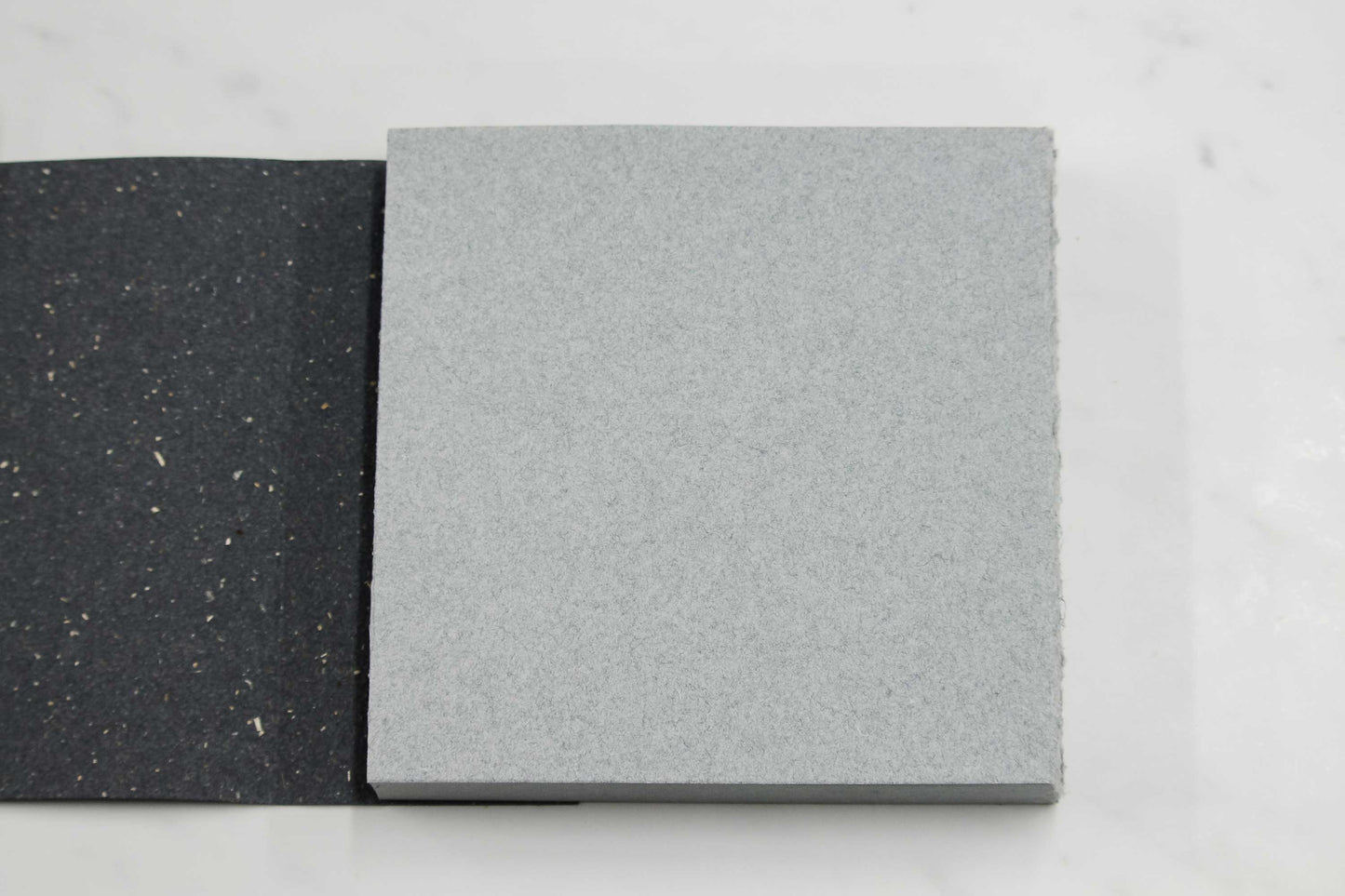 6-inch by 6-inch handmade Papeterie St. Armand cotton paper bloc notepad with blue pages