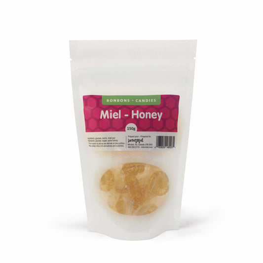 Pack of flower-shaped honey candies