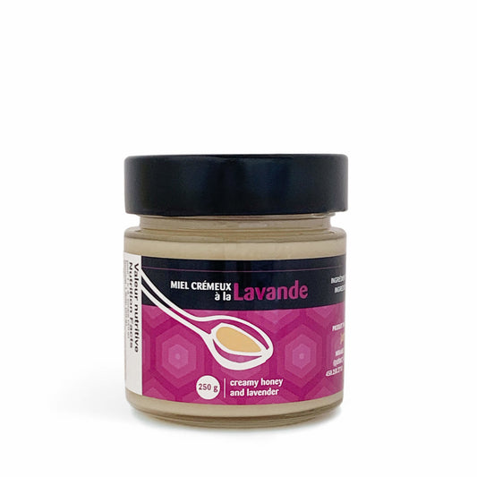 Jar of lavender honey