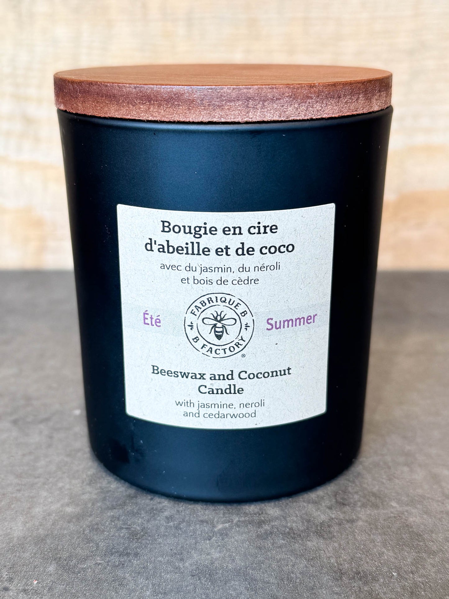 Bougies à la cire de noix de coco et à la cire d'abeille par B Factory