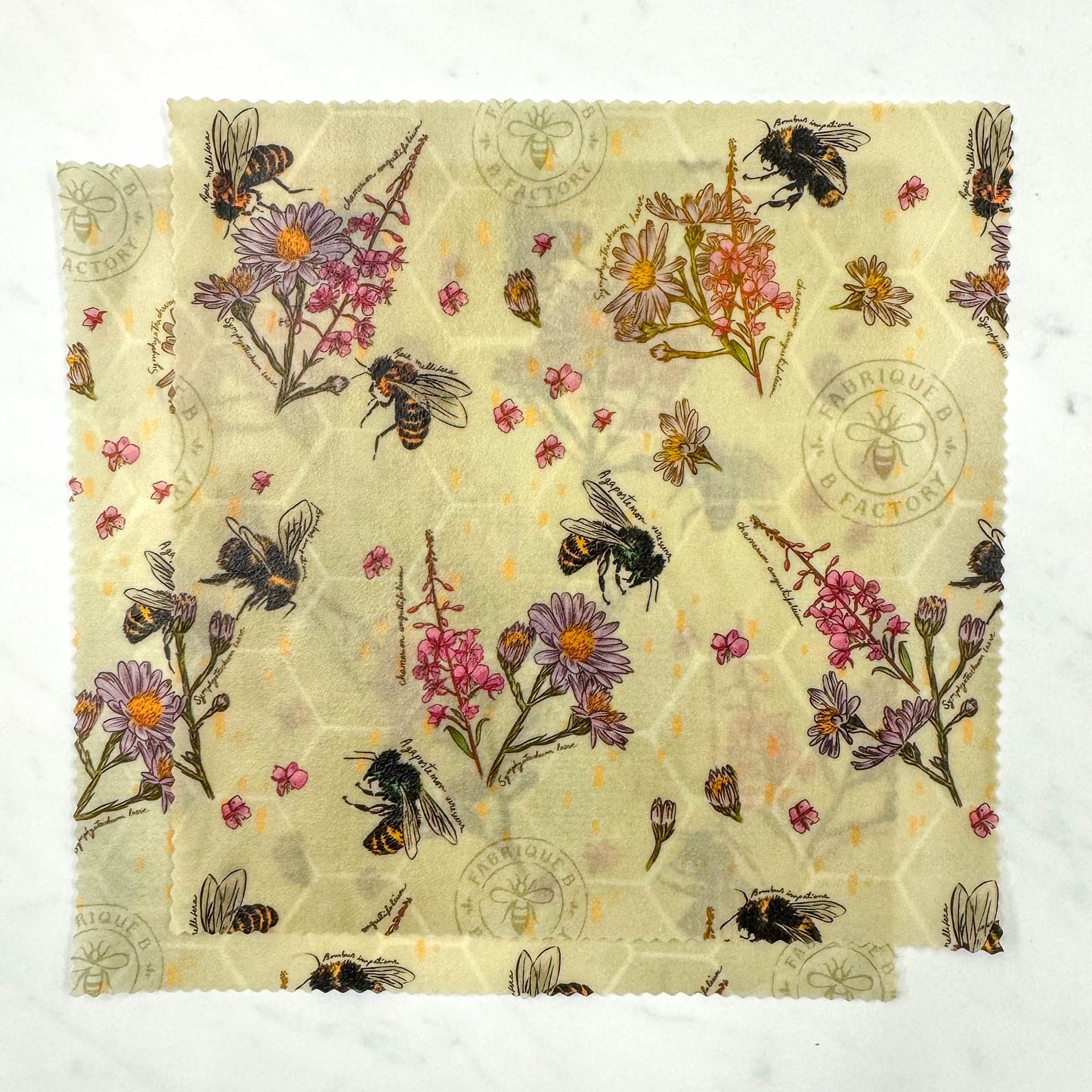 B Factory Beeswax Food Wraps - Raquel Maciel collection