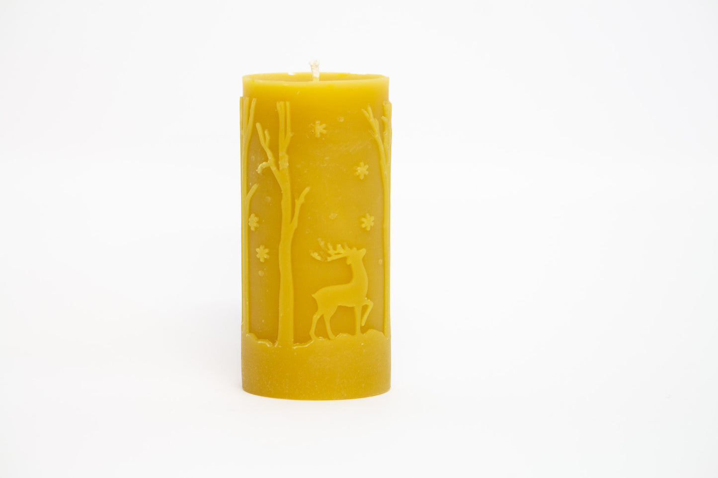 Pure Beeswax Caribou Candle by B Factory
