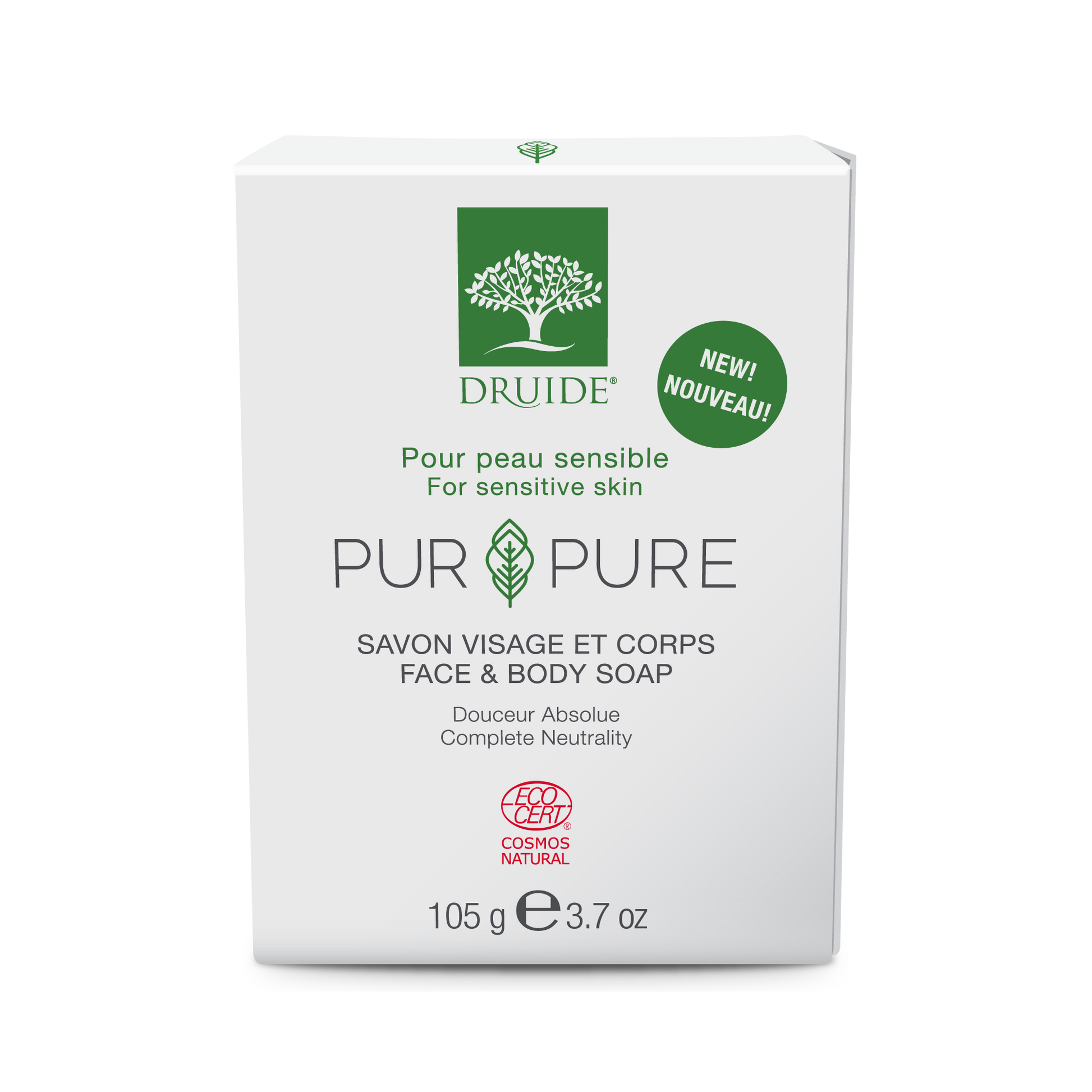 Pur & Pure Face and Body Soap by Druide – B Factory