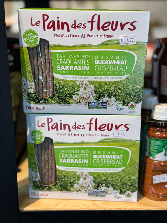LE PAIN DES FLEURS Gluten-Free Crispbreads