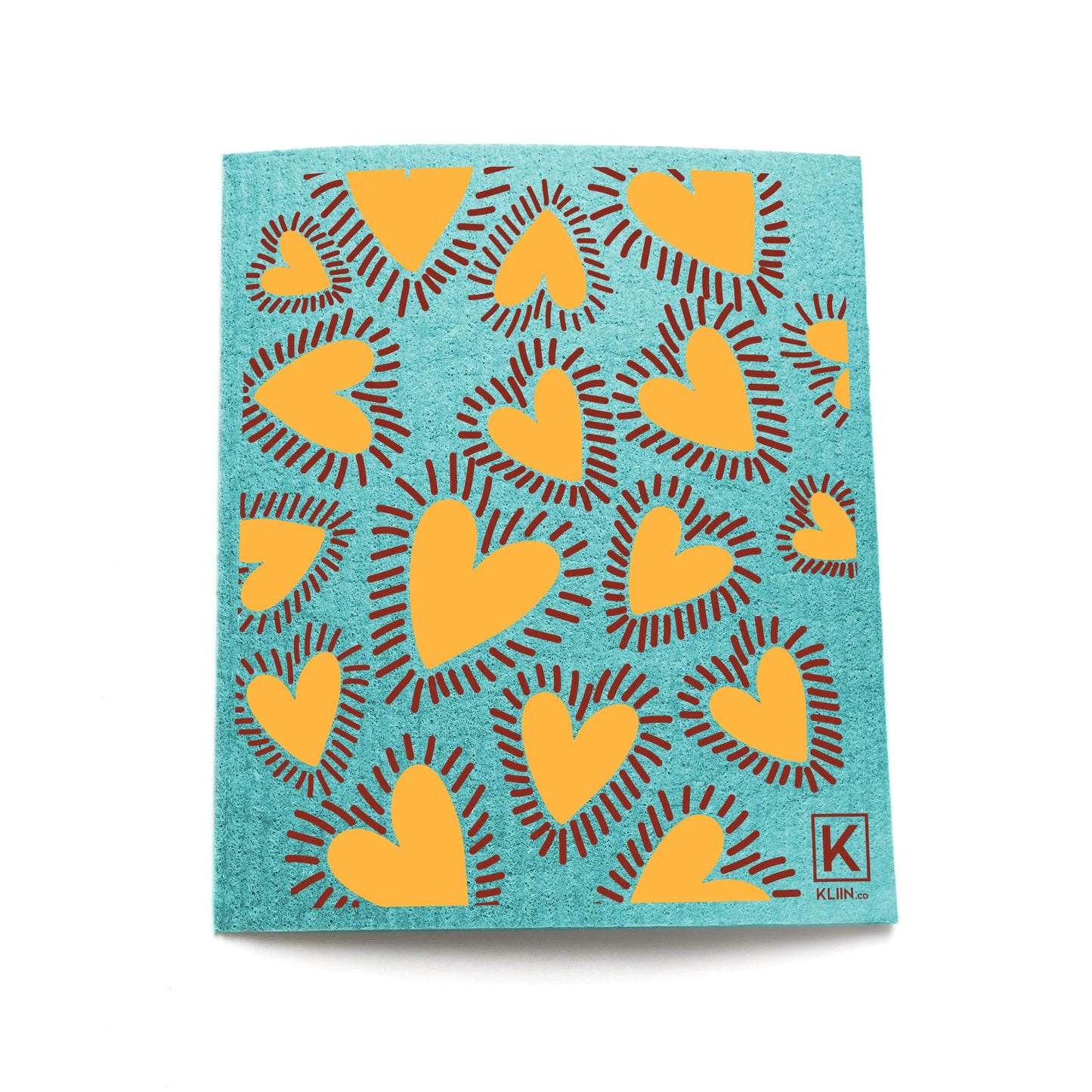 Petit chiffon éponge réutilisable par KLIIN - Collection PRINTEMPS