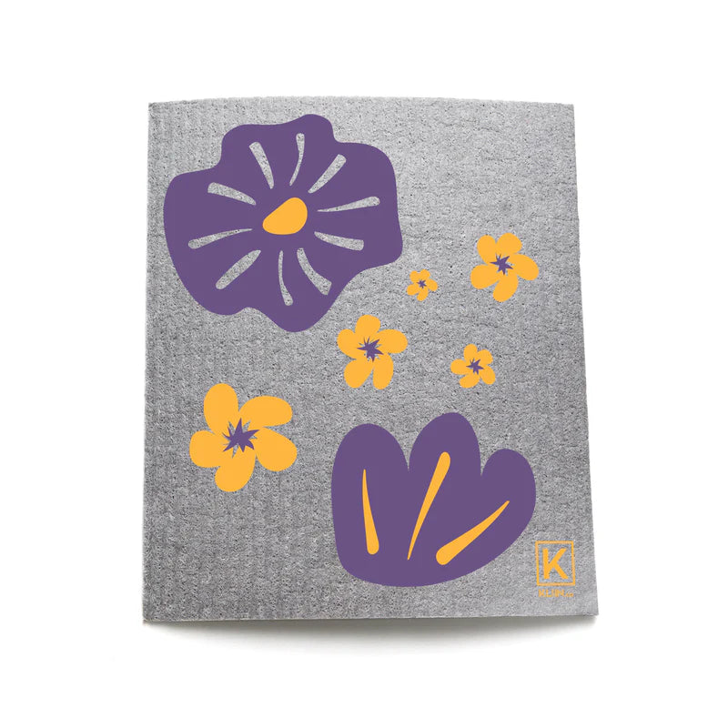 Petit chiffon éponge réutilisable par KLIIN - Collection PRINTEMPS