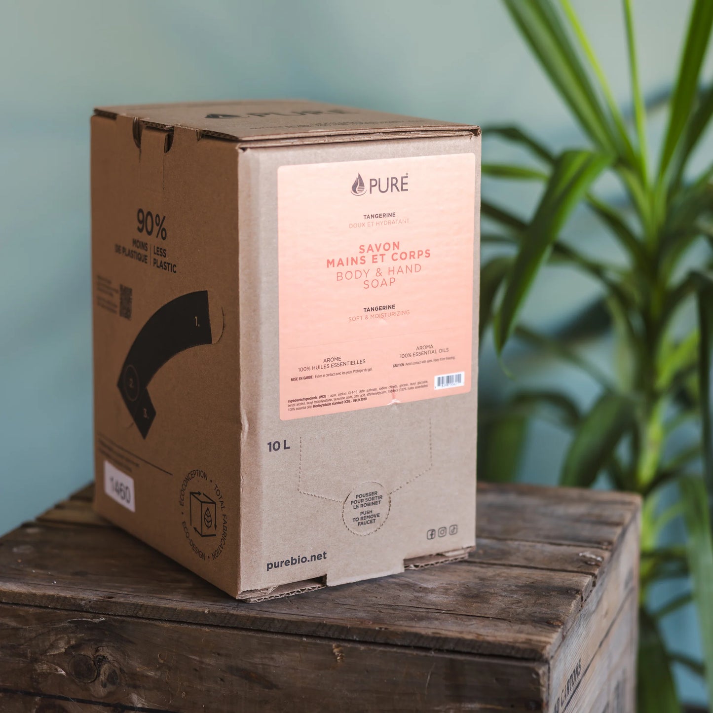 Savon liquide pour les mains et le corps en vrac par Pure
