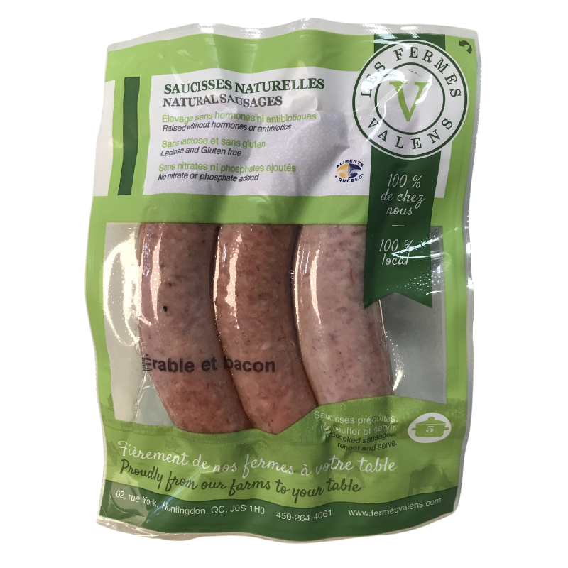 LES FERMES VALENS Gluten-Free Natural Sausages
