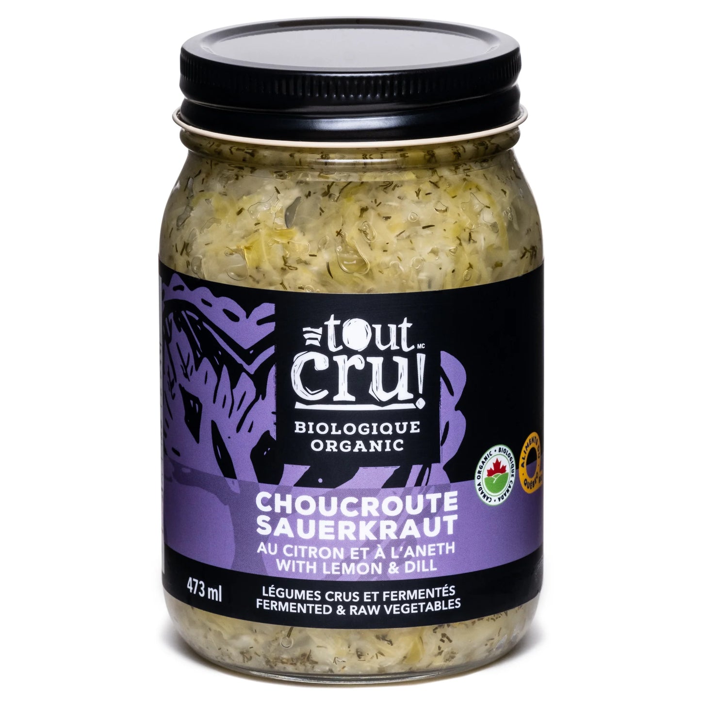 TOUT CRU! Organic Lemon and Dill Sauerkraut - Consentida