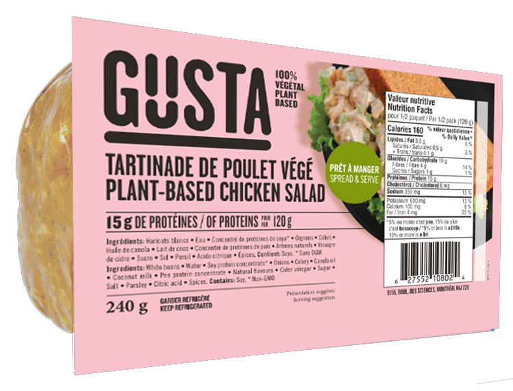 GUSTA Plant-Based Chicken Salad