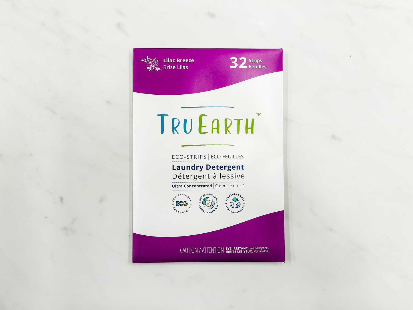 True Earth eco-friendly lilac-scented laundry detergent