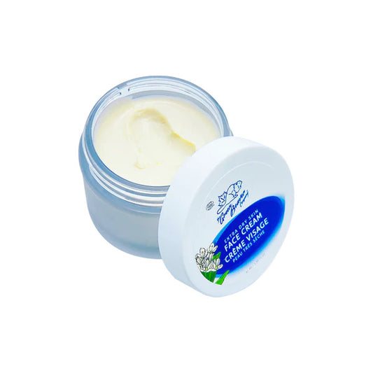 Open jar of 100% natural face cream by Green Beaver