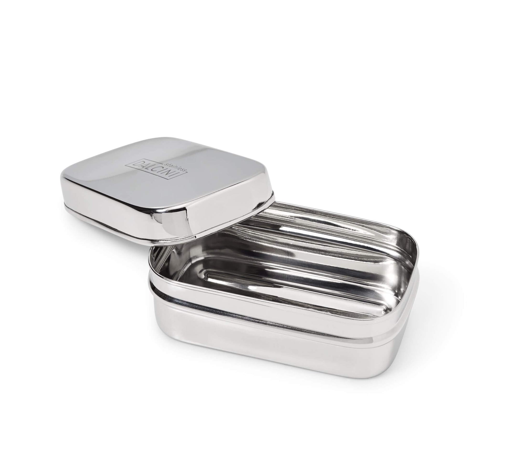 Open food-grade stainless steel soap dish